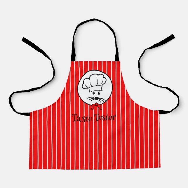 Little Mouse Master Taste Tester Kids Apron (Front)