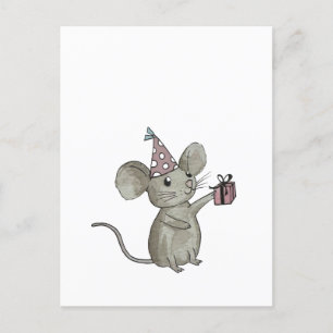 little mouse postcard