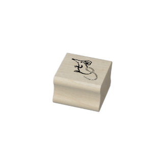 Little mouse rubber stamp