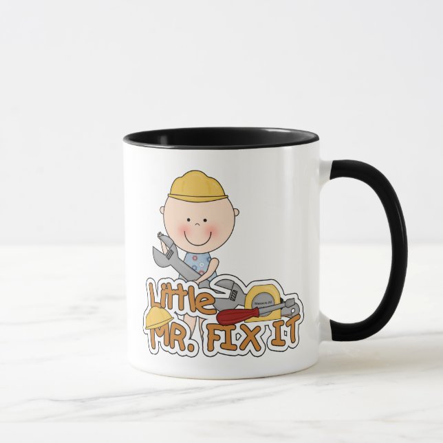 Little Mr. Fix It - Wrench Tshirts and Gifts Mug (Right)