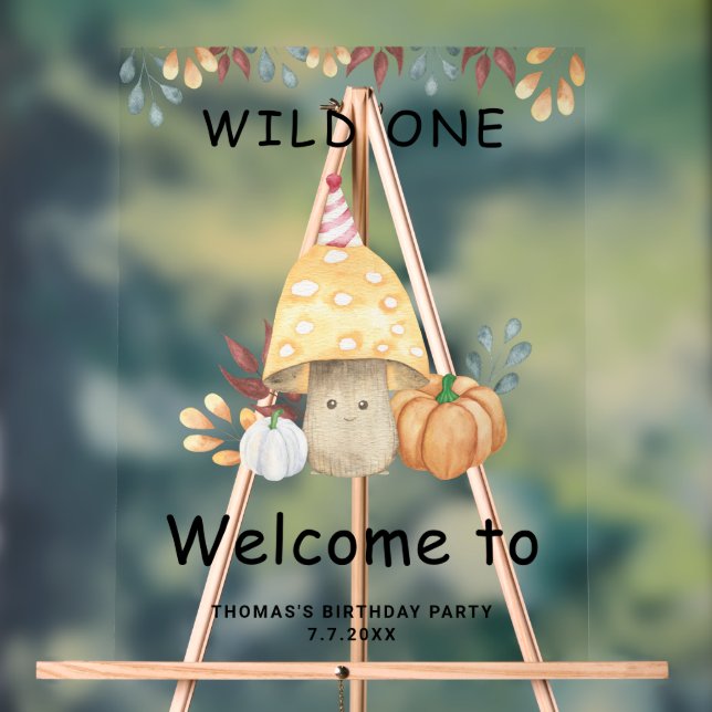 Little Mushroom fête d'anniversaire (Neutre)