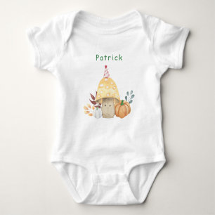 Little Mushroom first Birthday Party  Baby Bodysuit