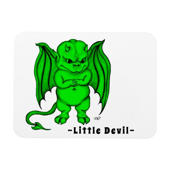Little nasty Devil Magnet (Horizontal)