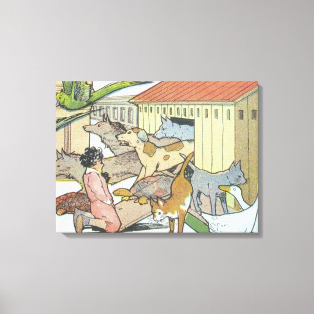 Little Nemo and Some Animal Friends Canvas Print (Front)