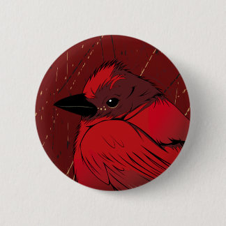 Little Network Bird 2 Inch Round Button