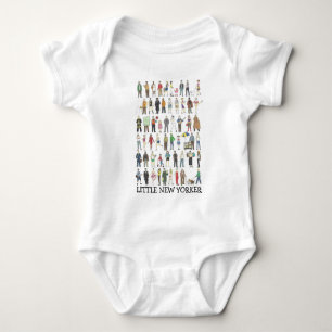 Little New Yorker People of NYC New York City Baby Bodysuit