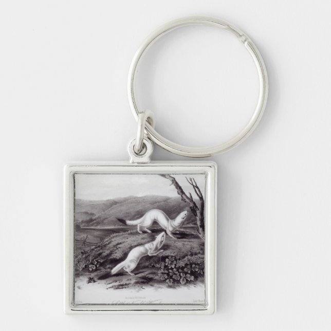 Little Nimble Weasel Keychain (Front)
