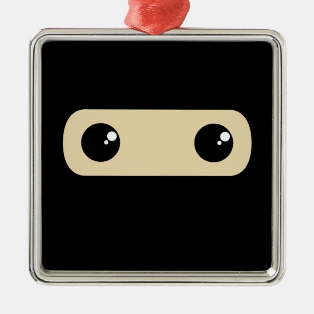 Little Ninja Metal Ornament (Front)
