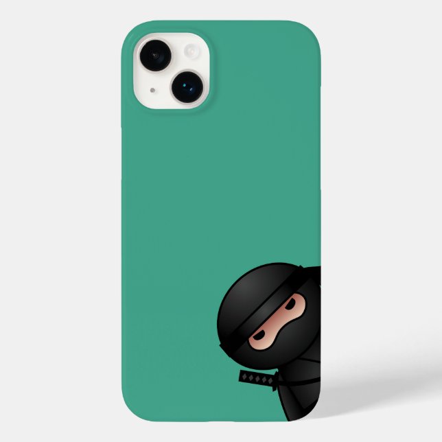 Little Ninja Warrior on Green Case-Mate iPhone Case (Back)