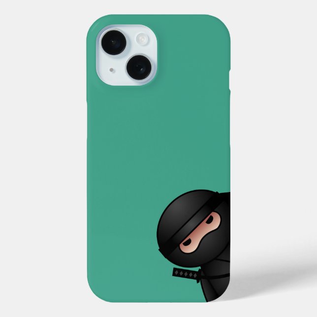 Little Ninja Warrior on Green Case-Mate iPhone Case (Back)