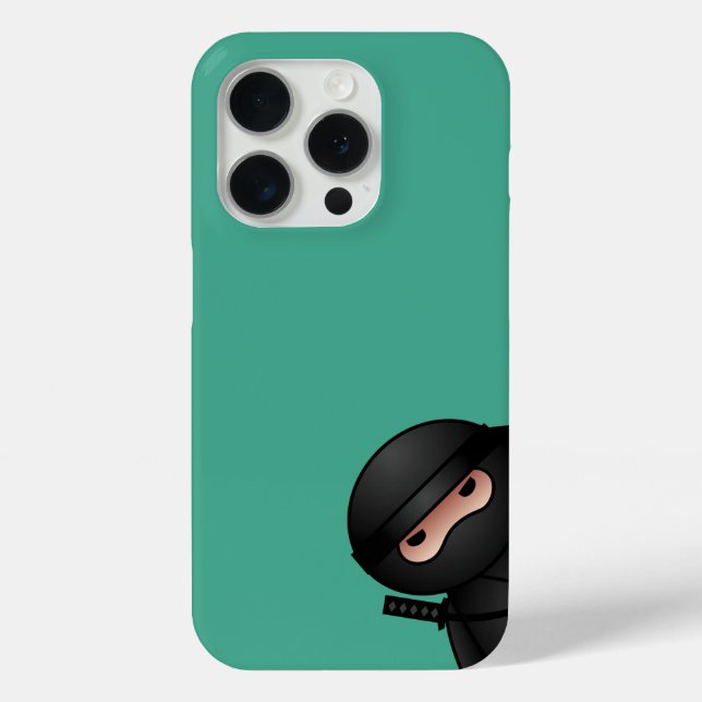 Little Ninja Warrior on Green Case-Mate iPhone Case (Back)