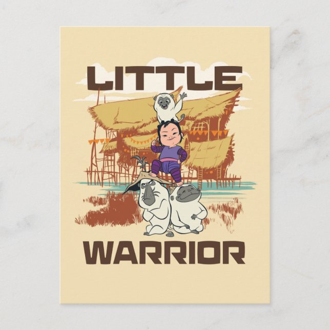 Little Noi & Ongi - Little Warrior Postcard (Front)