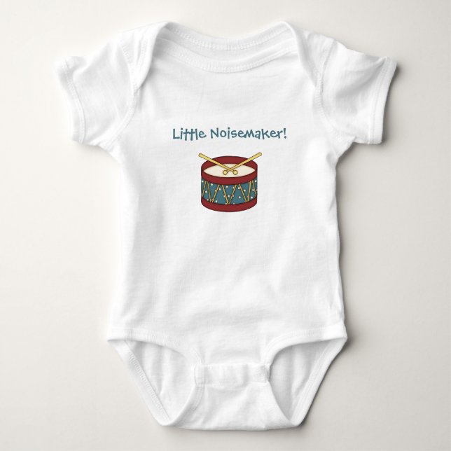 Little Noisemaker Baby Bodysuit (Front)