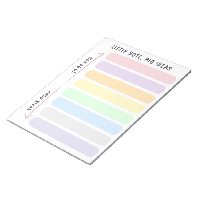 Little Note Big Ideas Soft Calming Gentle Shades (Angled)