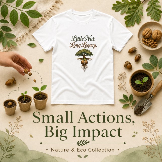 Little Nut Long Legacy saying quote T-Shirt (Creator Uploaded)