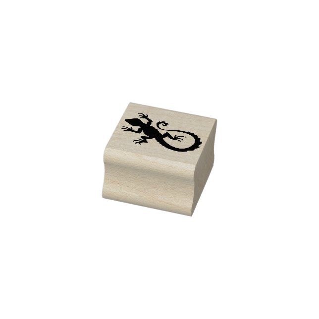 LITTLE NZ GEKO RUBBER STAMP (Stamp)