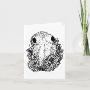 Little Octopus Card