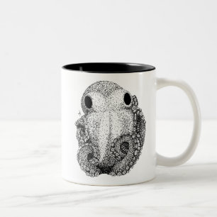 Little Octopus Two-Tone Coffee Mug
