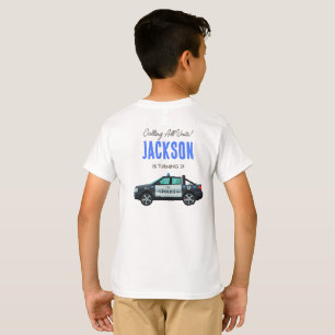 Little Officer Police Birthday Personalized T-Shirt