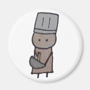 Little One baker magnet