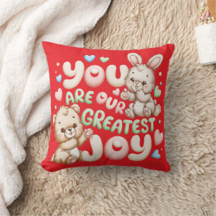 Little One Family Love Quote for Sweet Dreams Throw Pillow