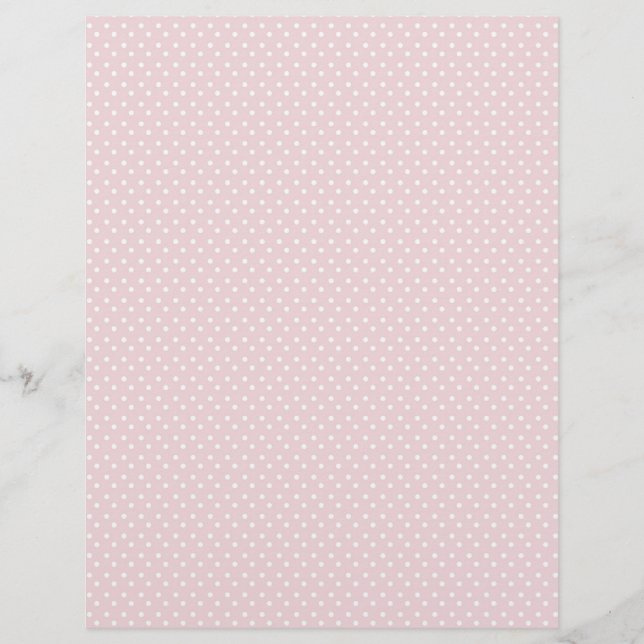 Little One Girl Scapbook Paper 2 (Front)