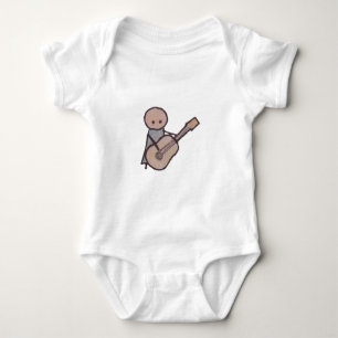 Little One guitar baby bodysuit