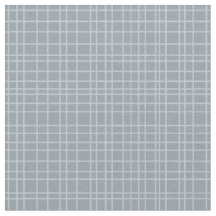 Little One Hand Drawn Grid - dusty steel gray Fabric