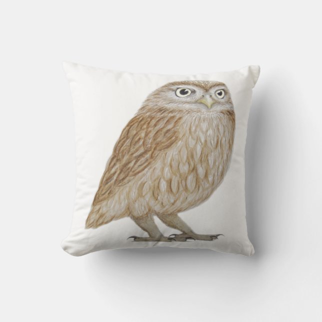 Little Owl 2011 Throw Pillow (Front)