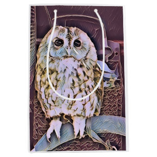 LITTLE OWL   MEDIUM GIFT BAG