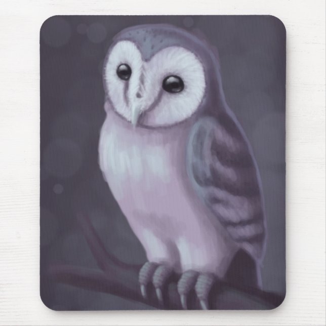 Little Owl Mouse Pad (Front)