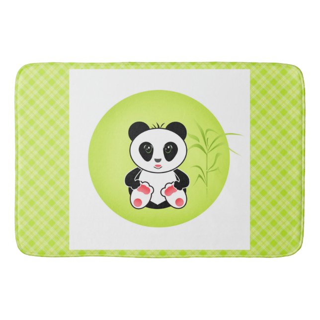 Little Panda Bath Mat (Front)