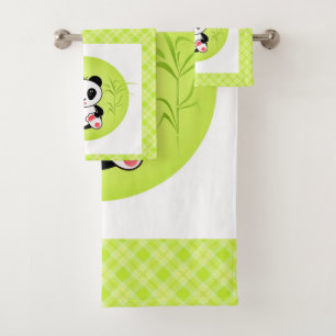 Little Panda Bath Towel Set
