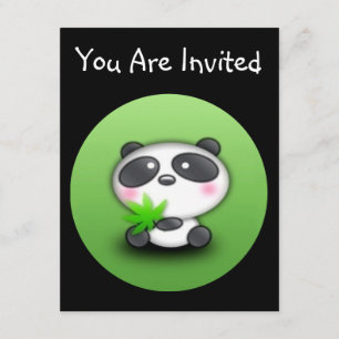 Little Panda Cub Invitation