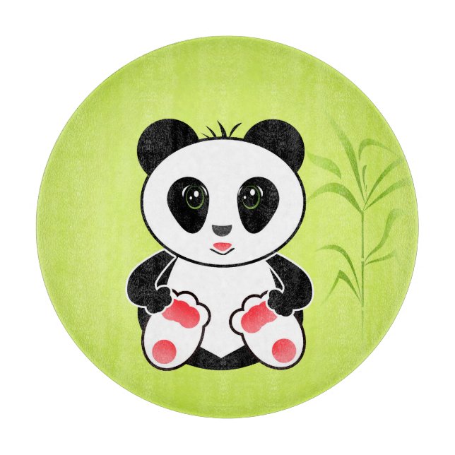 Little Panda Cutting Board (Front)
