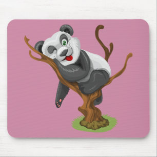 Little panda mouse pad