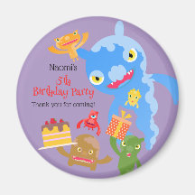 Little Party Monster and confetti Birthday Party
