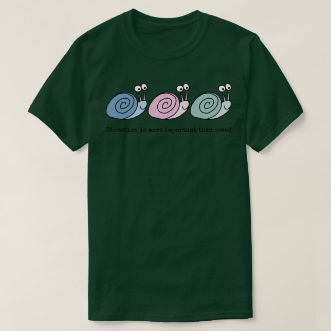Little pastel snails  T-Shirt (Design Front)