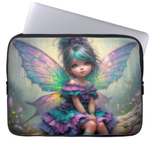 Little pastel themed fairy laptop sleeve
