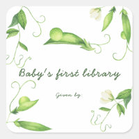 Little Pea Baby Shower - Baby's first library