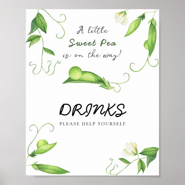 Little Pea - Drinks help yourself Poster (Front)