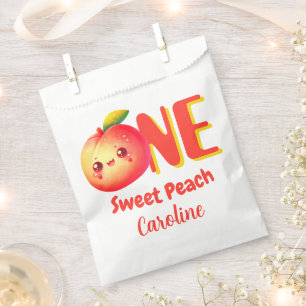 Little Peach Cute First Birthday Favour Bag