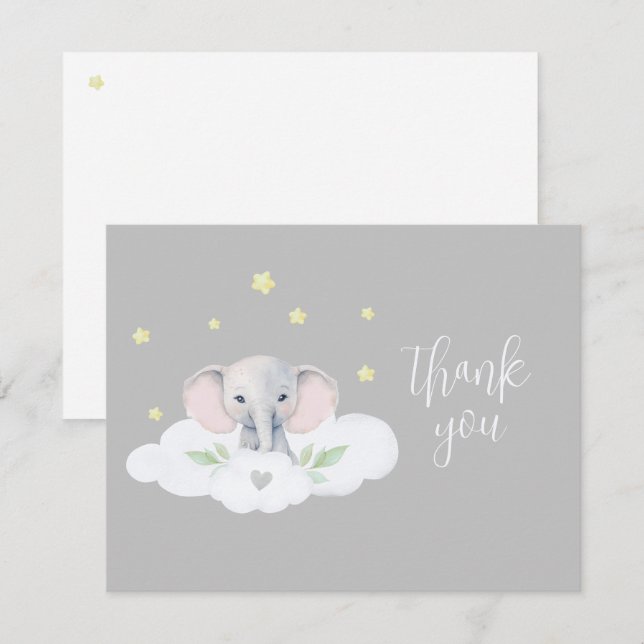 Little Peanut Baby Shower Elephant Gender Neutral (Front/Back)