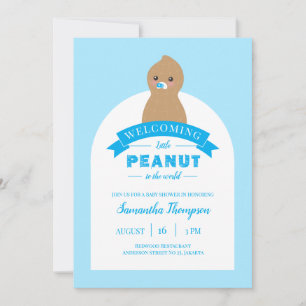 Little Peanut Baby Shower Invitation