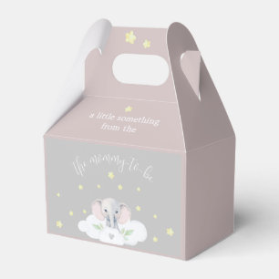 Little Peanut Baby Shower Pink Elephant Favor Box