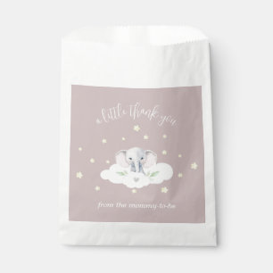 Little Peanut Baby Shower Pink Elephant Favour Bag