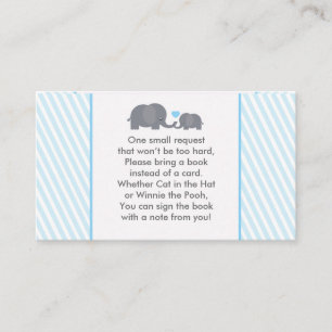 Little Peanut Book Request Card for Invite