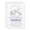 Little Peanut Elephant | Baby Shower | Purple