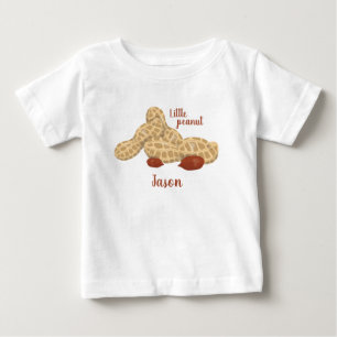 Little peanut with name baby T-Shirt