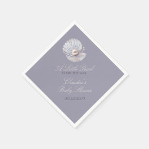 Little Pearl Baby Shower Napkin